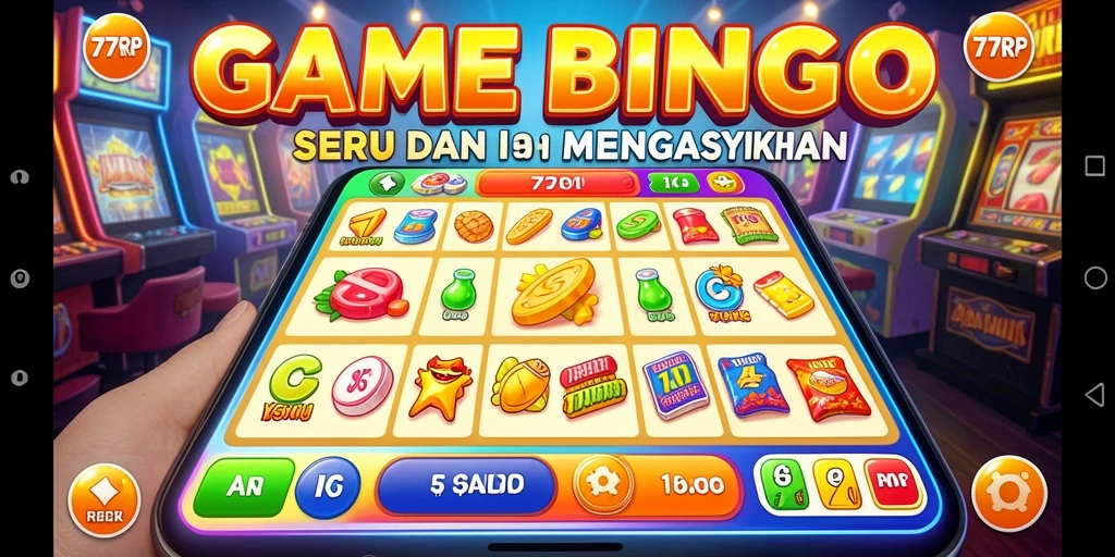 Tampilan menarik dari gameplay Bingo di 77RP.