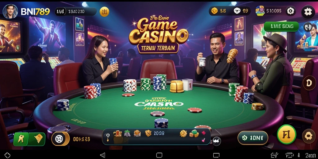 Tampilan gameplay Live Casino di BNI789 yang menarik.
