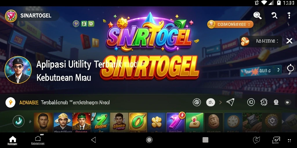 Screenshot utama SINARTOGEL menampilkan fitur pengingat yang membantu pengguna.