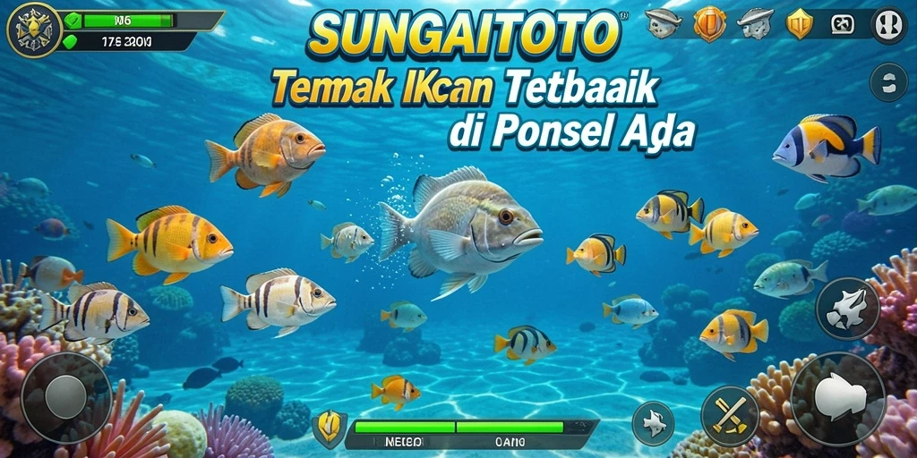 Tampilan menarik dari SUNGAITOTO saat menangkap ikan.