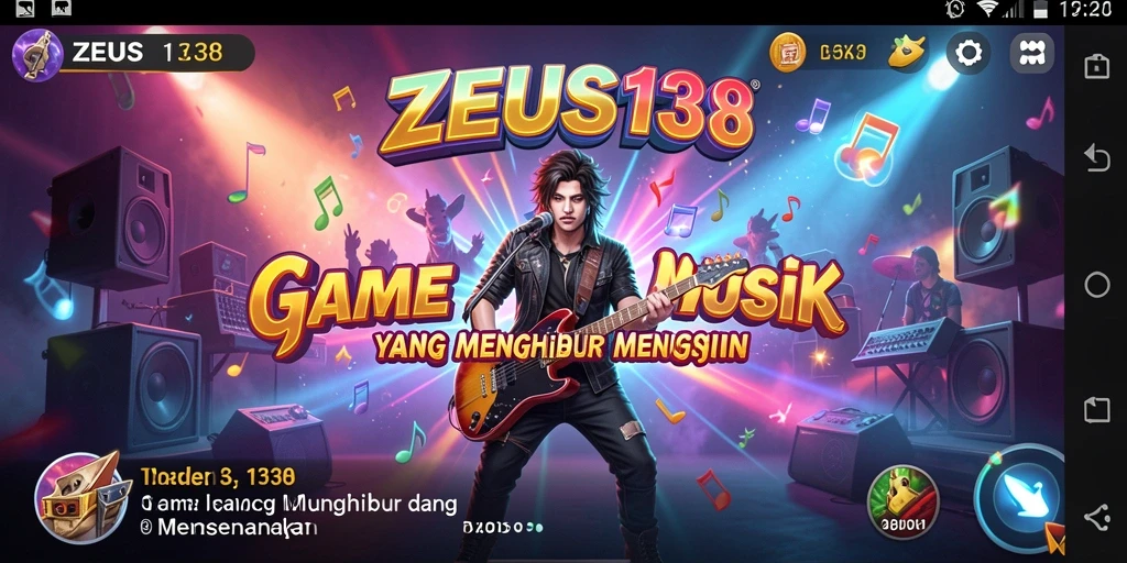 Tampilan gameplay ZEUS138 yang menarik selama bermain musik.